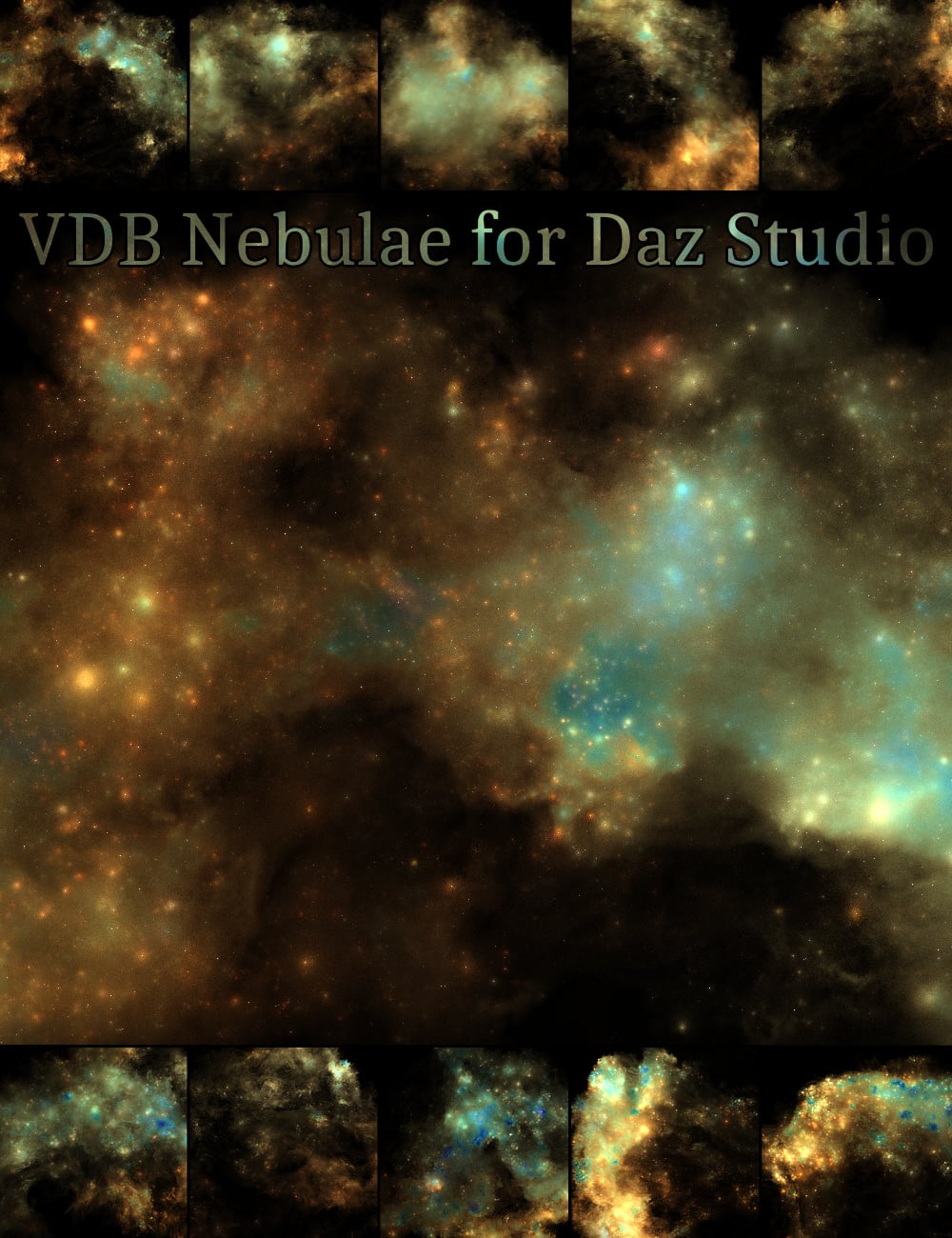 VDB Nebulae for Daz Studio by: DimensionTheory, 3D Models by Daz 3D