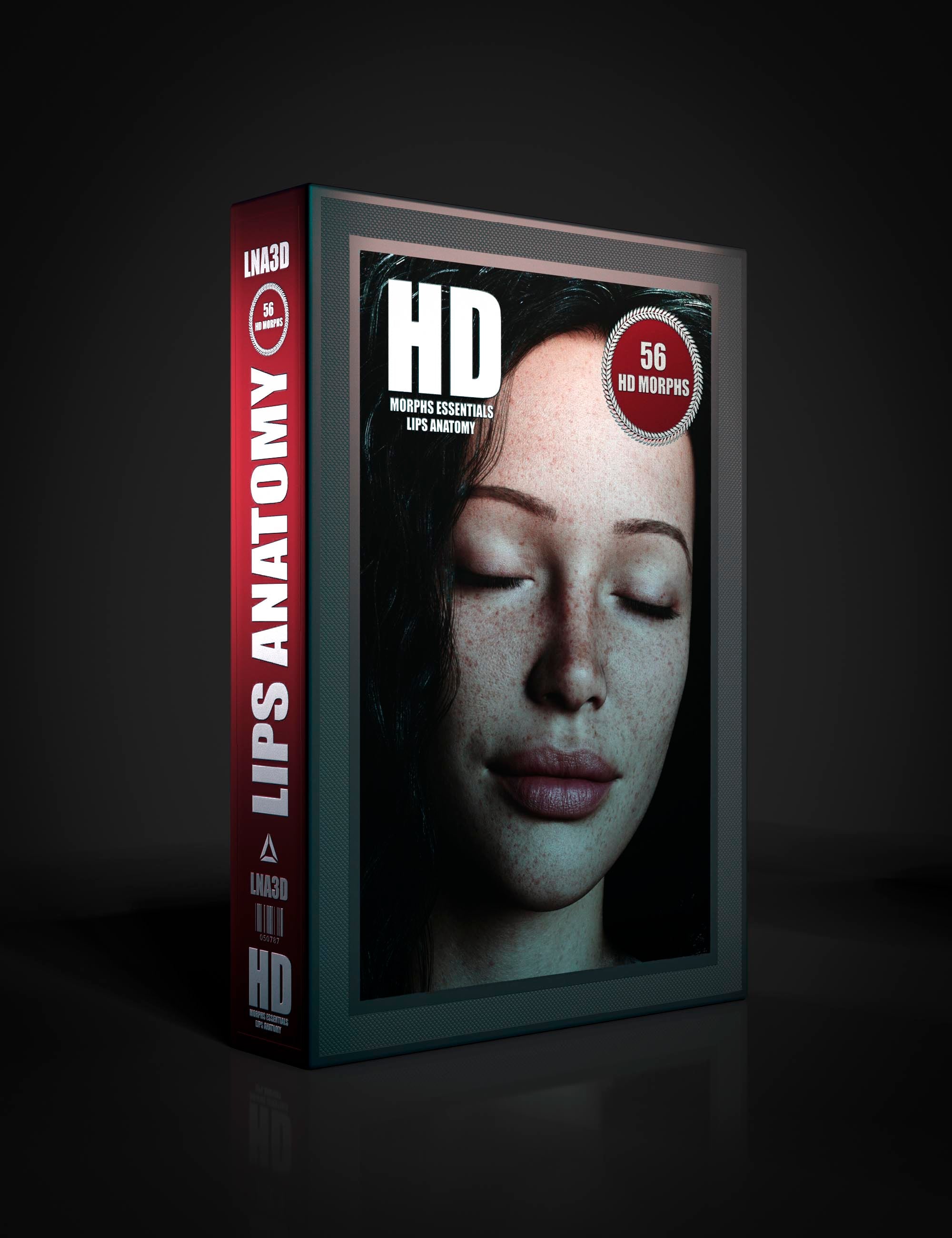 HD Essentials Lips Anatomy for Genesis 9 by: Luthbellina, 3D Models by Daz 3D