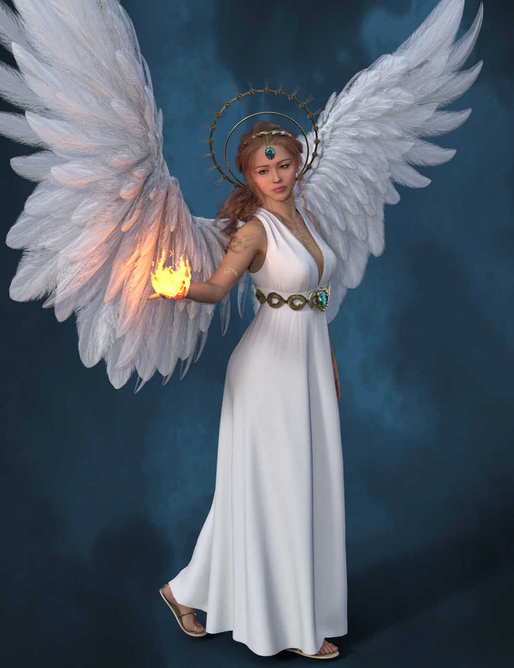 FD Arielle Outfit for Genesis 9 by: FaeDesign, 3D Models by Daz 3D