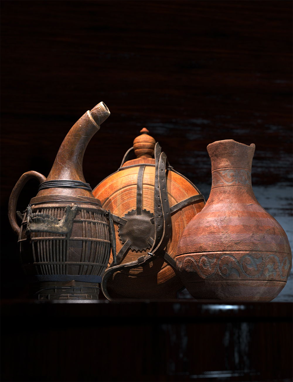 Old World Props by: PrecisionArt9, 3D Models by Daz 3D
