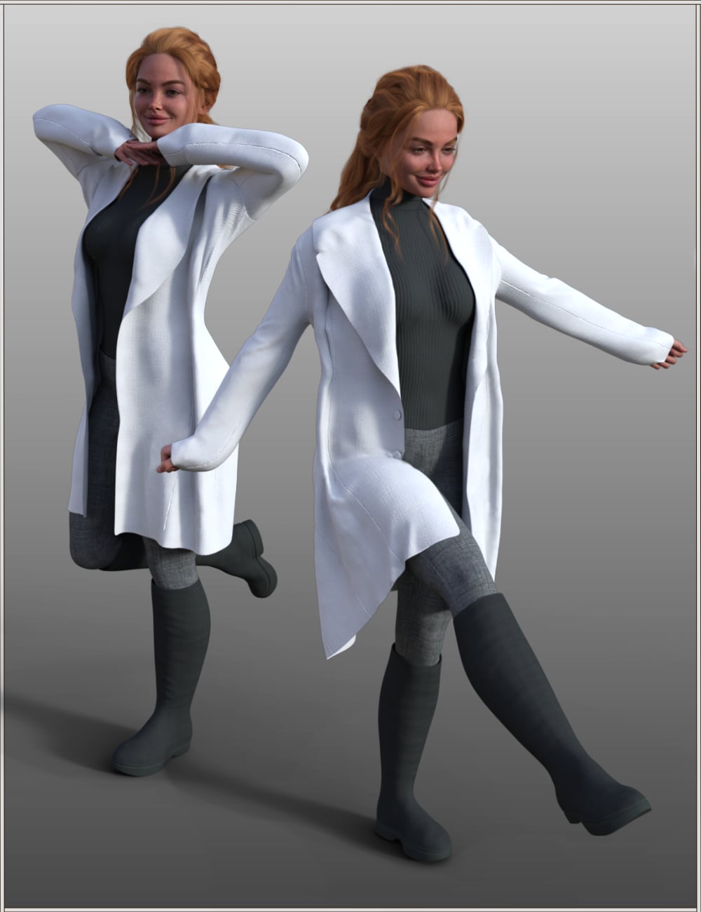 FG Sweater Weather Poses for Genesis 9 by: IronmanFugazi1968, 3D Models by Daz 3D