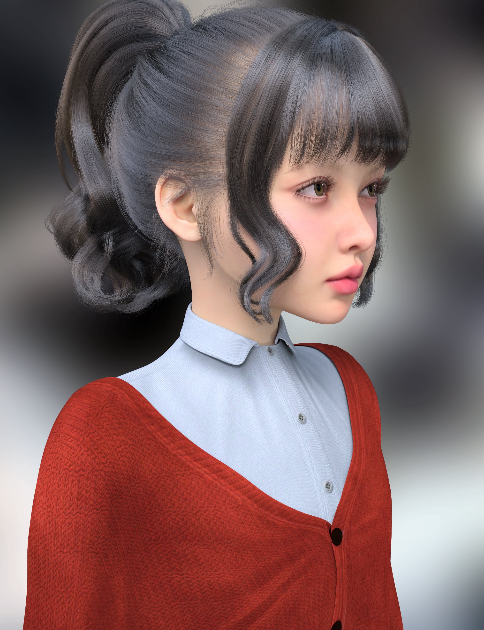Vo Layla Young HD for Genesis 9 by: VOOTW, 3D Models by Daz 3D