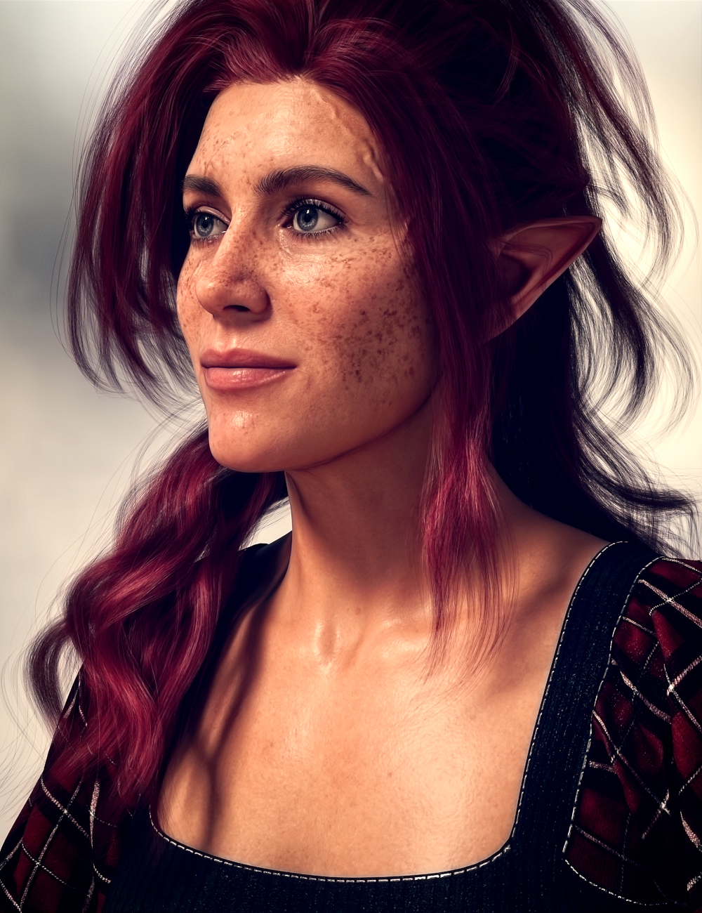 FN Vaelen HD for Genesis 9 by: Feng, 3D Models by Daz 3D