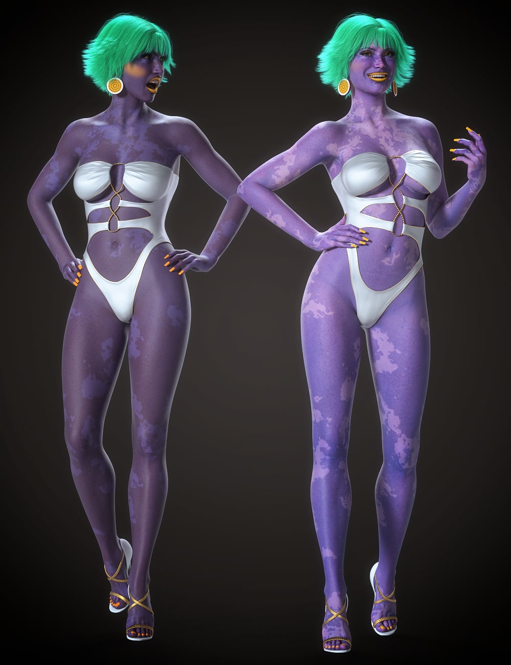 LIE Skin Blends by: Silas3D, 3D Models by Daz 3D