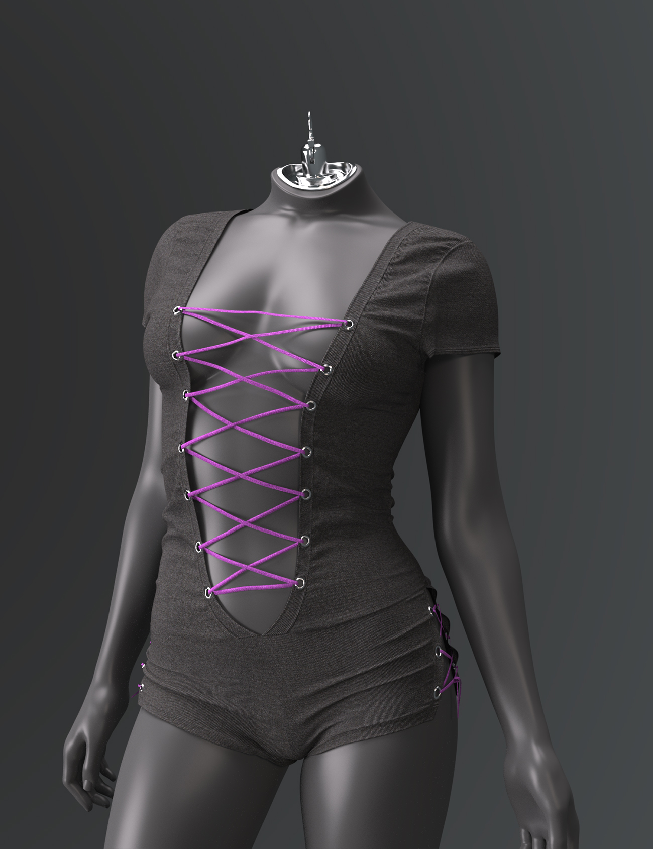 SPR Compression Garment for Genesis 9 by: Sprite, 3D Models by Daz 3D