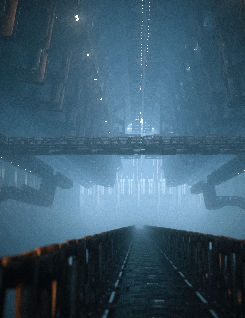 SkyRail Bridge by: Feng, 3D Models by Daz 3D