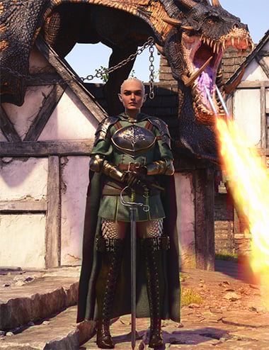 dForce KuJ Adventurer Warrior Set For Genesis 9