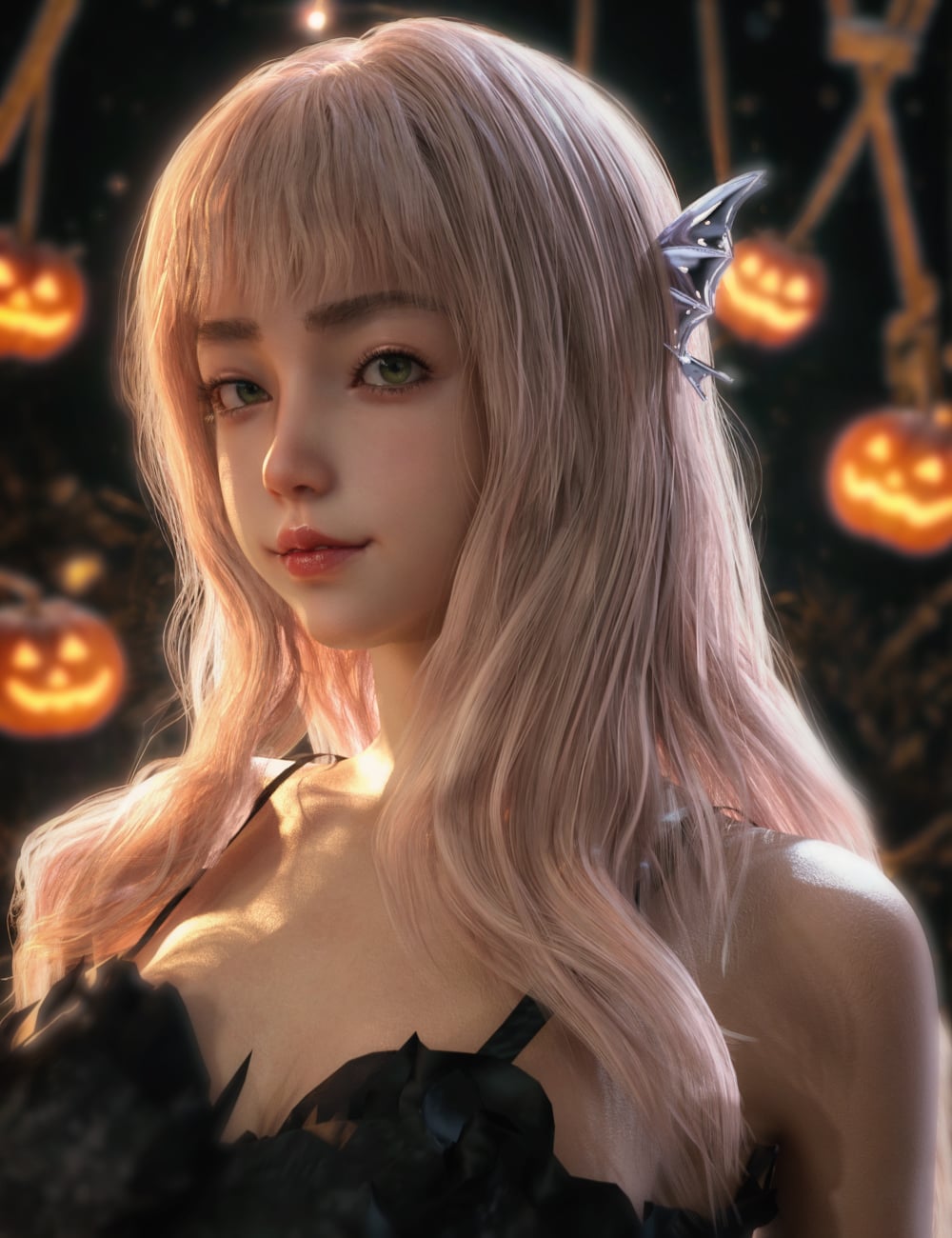 Yuyan Hair for Genesis 9 by: Crocodile Liu, 3D Models by Daz 3D