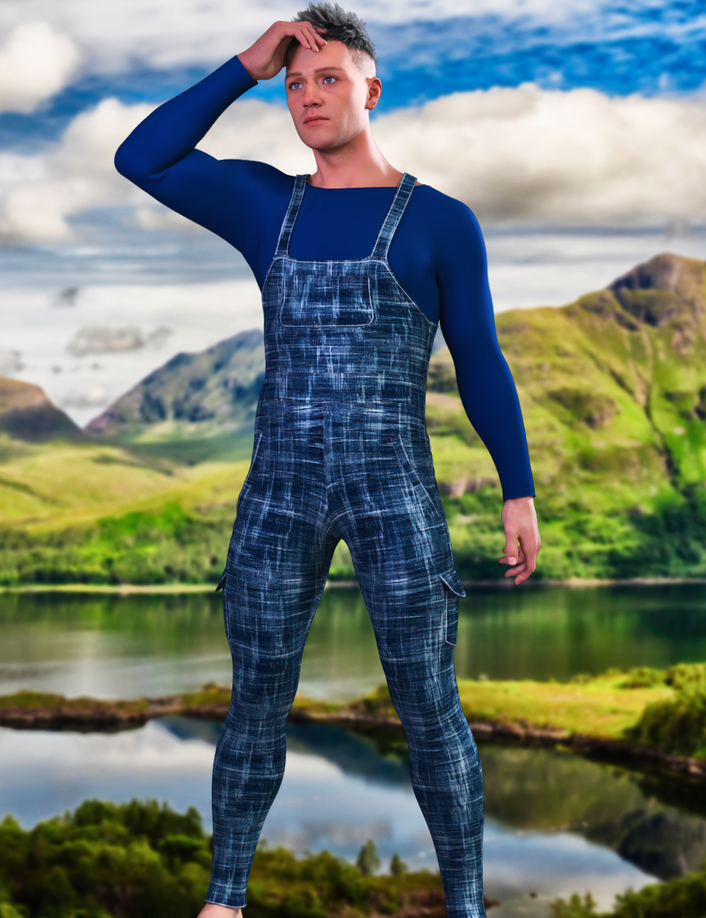JMR dForce Augustin Outfit for Genesis 9 and 8 Male by: JaMaRe, 3D Models by Daz 3D