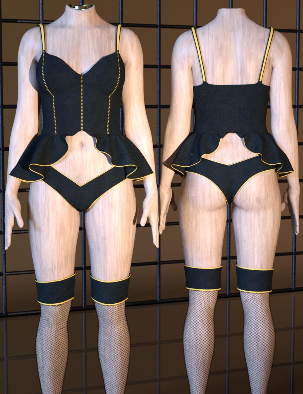 3DLoki dForce After Dark Outfit for Genesis 9 and Genesis 8 Female by: 3DLokiChris Cox, 3D Models by Daz 3D