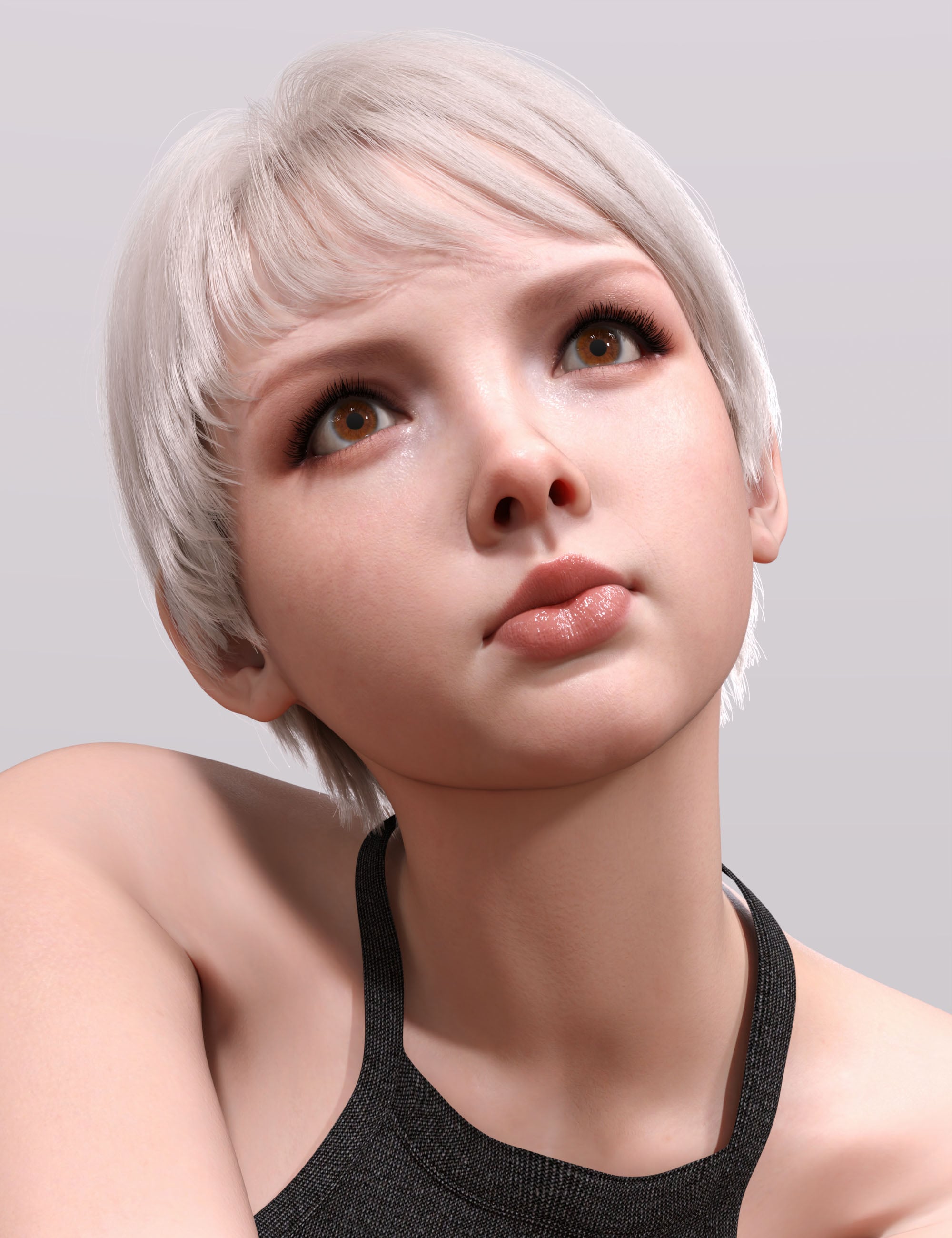dForce AK Kyle Hair for Genesis 9 by: Art Ken, 3D Models by Daz 3D