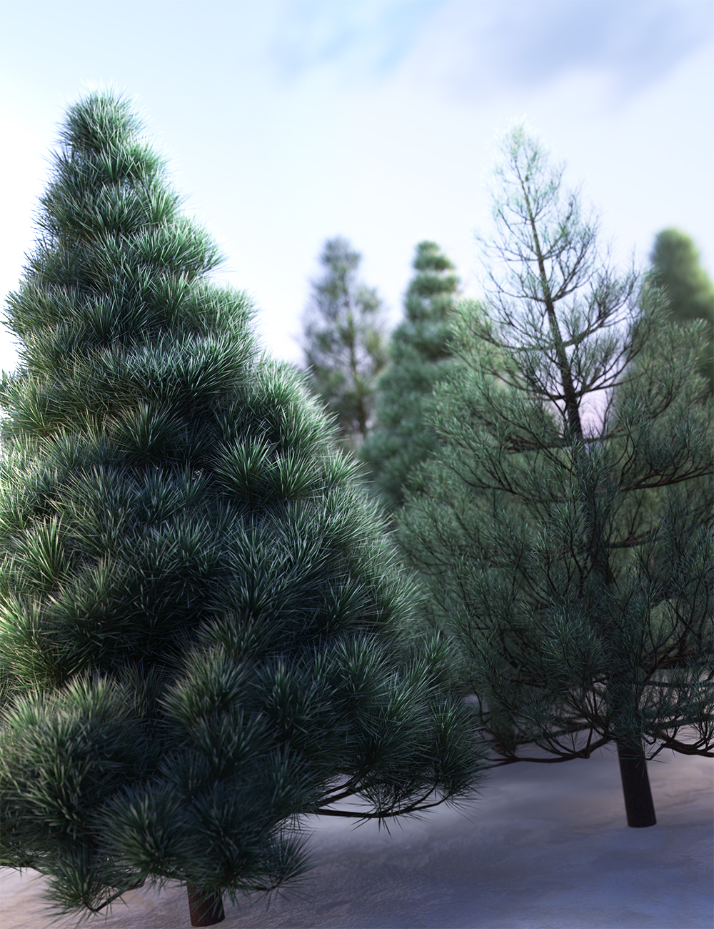 Pick and Mix Christmas Trees by: Censored, 3D Models by Daz 3D
