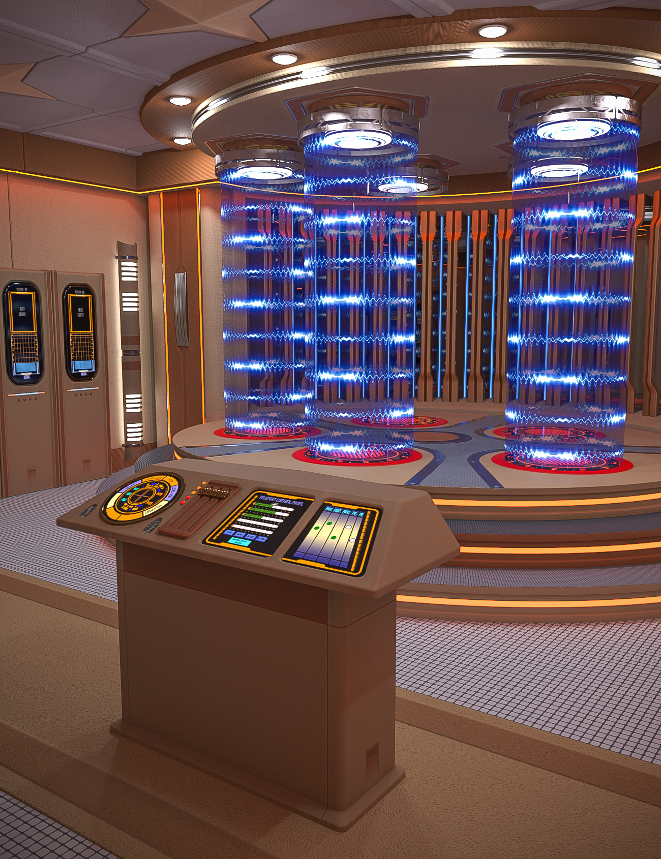 SE Interior Module Dedal by: Space Elsa, 3D Models by Daz 3D