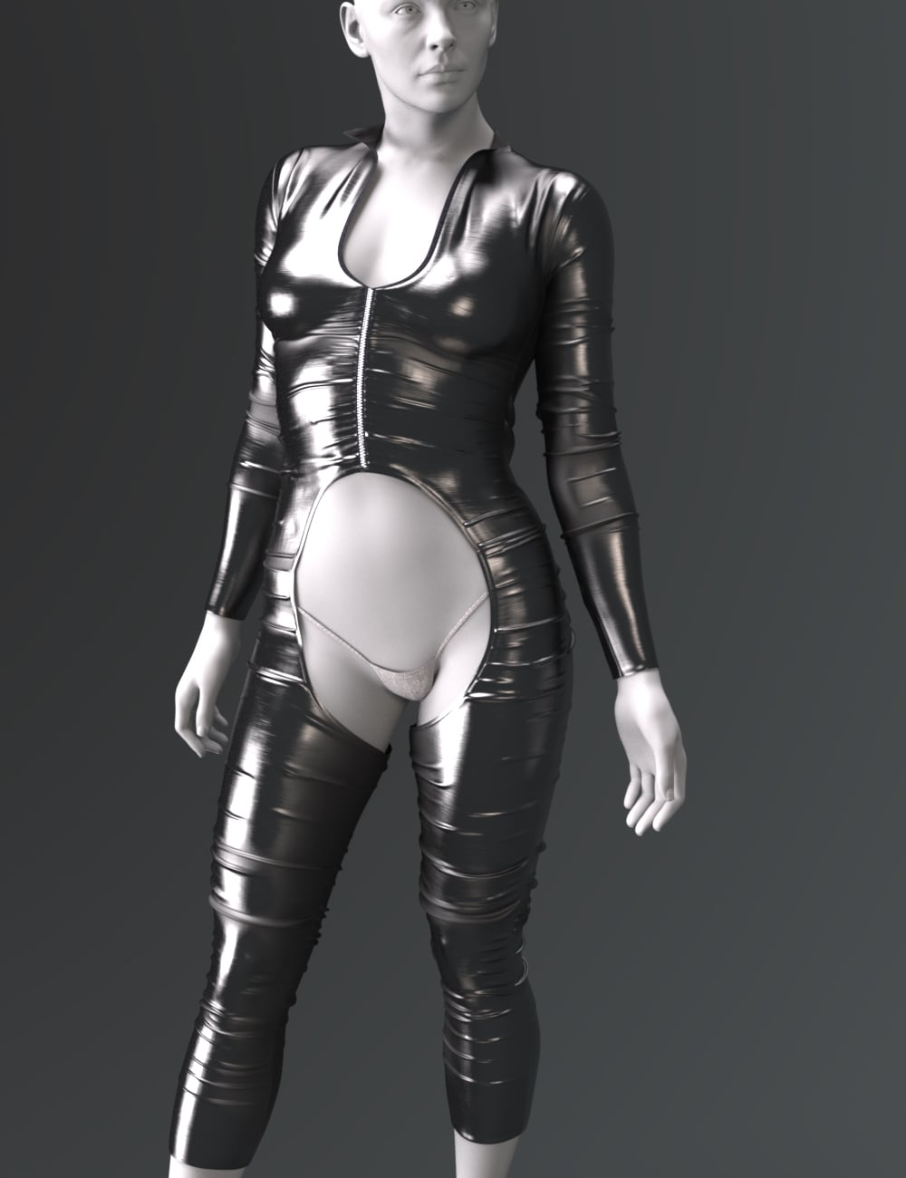 SPR Open Panel Bodysuit for Genesis 9 by: Sprite, 3D Models by Daz 3D