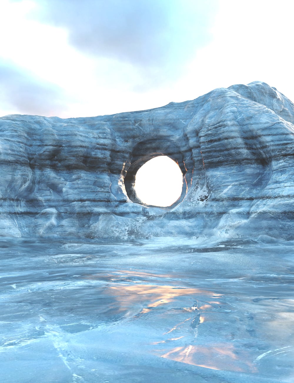 XI Ice Cave by: Xivon, 3D Models by Daz 3D
