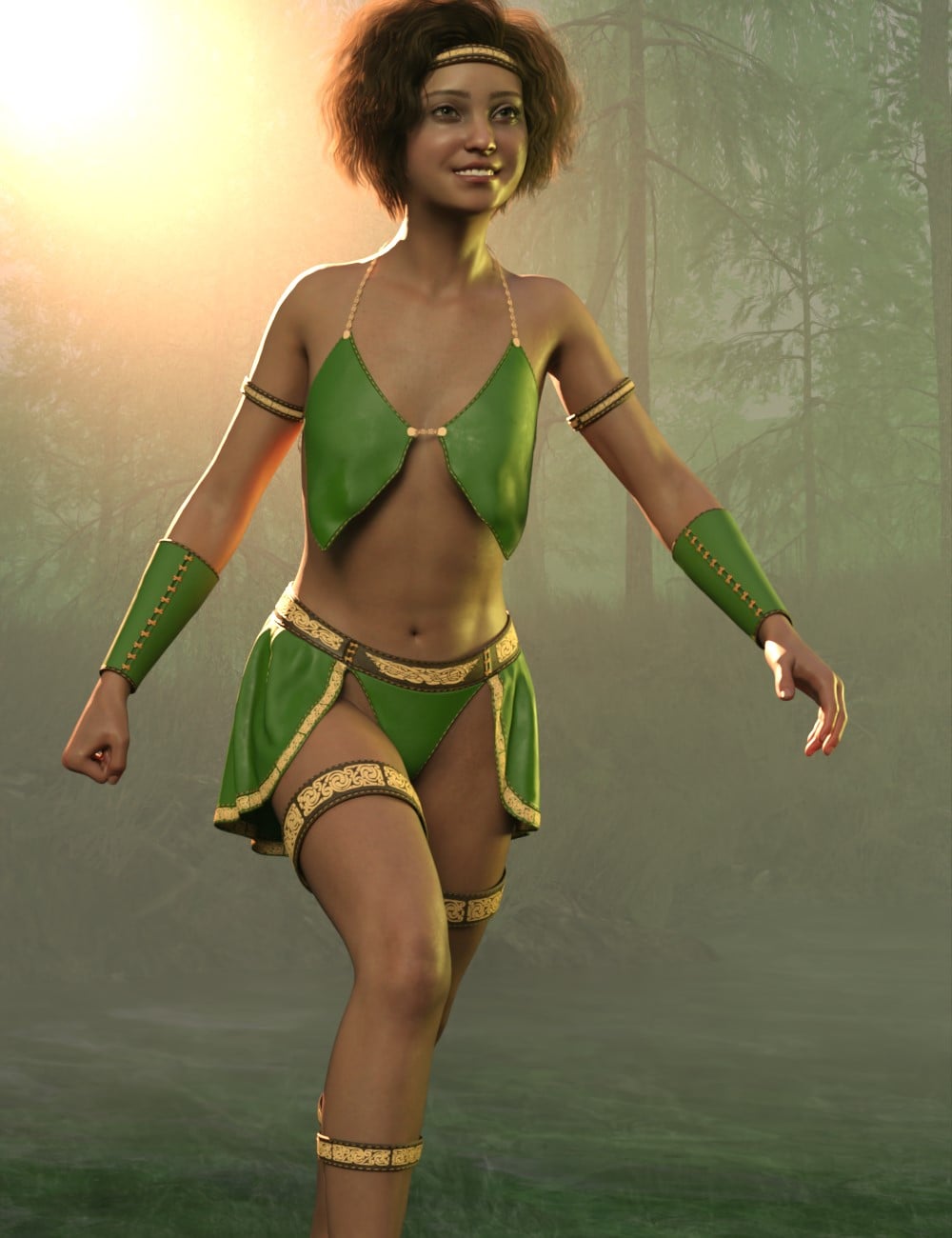 dForce Arden Outfit for Genesis 9 and 8 Female by: Chris Cox, 3D Models by Daz 3D