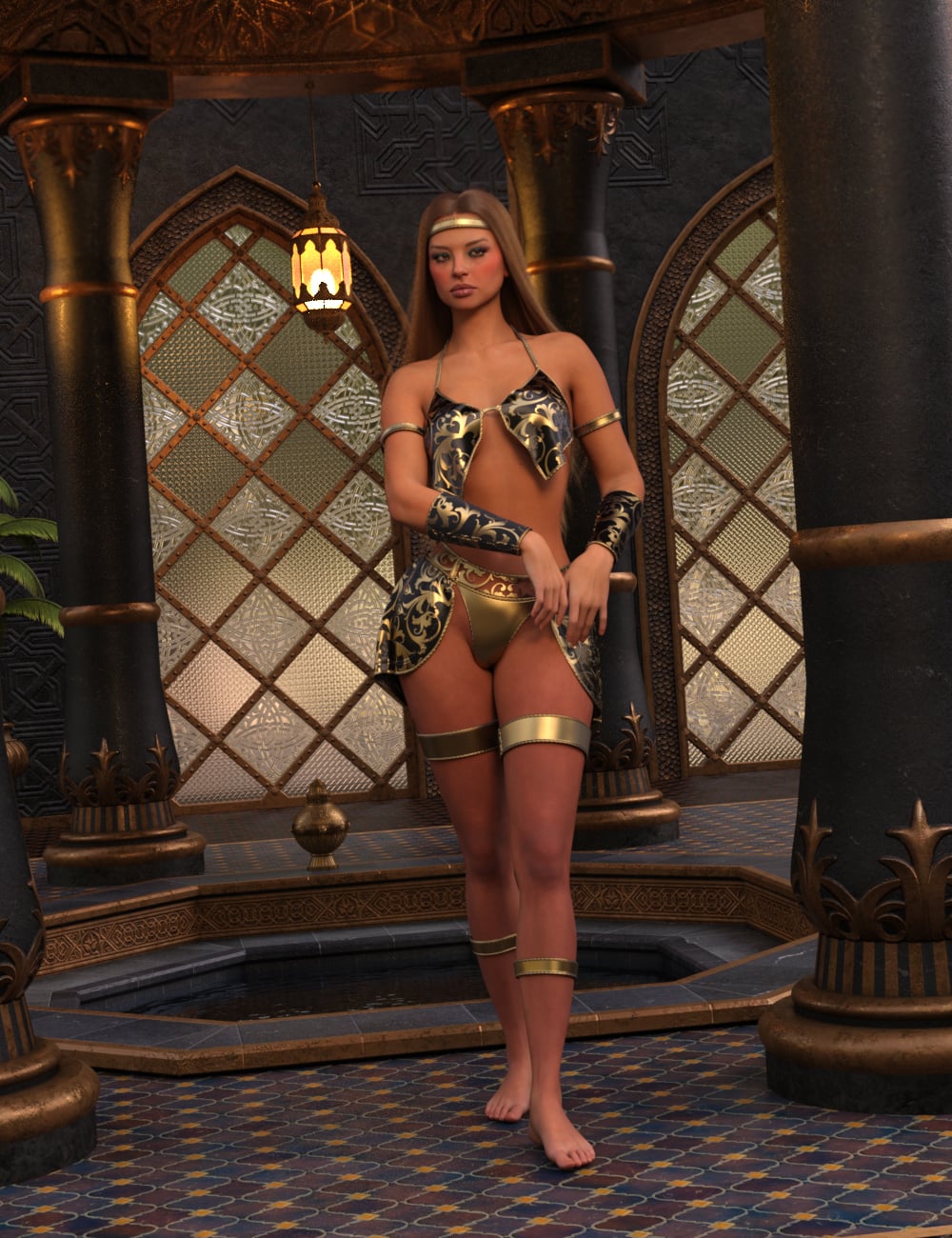 InStyle - dForce Arden Outfit Texture Add-On by: valkyrie, 3D Models by Daz 3D