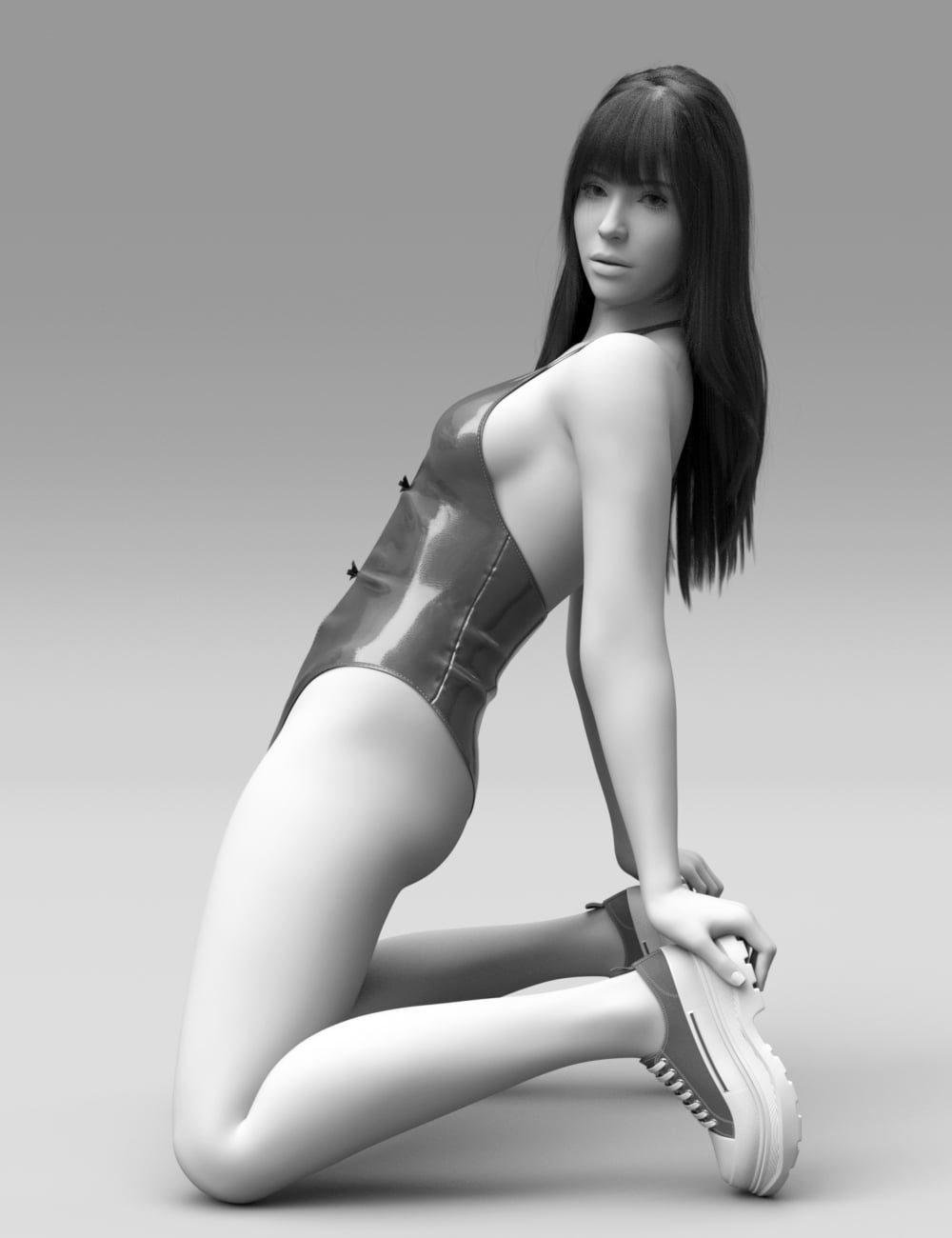 Just On Floor for Genesis 9 and 8 Female by: Havanalibere, 3D Models by Daz 3D