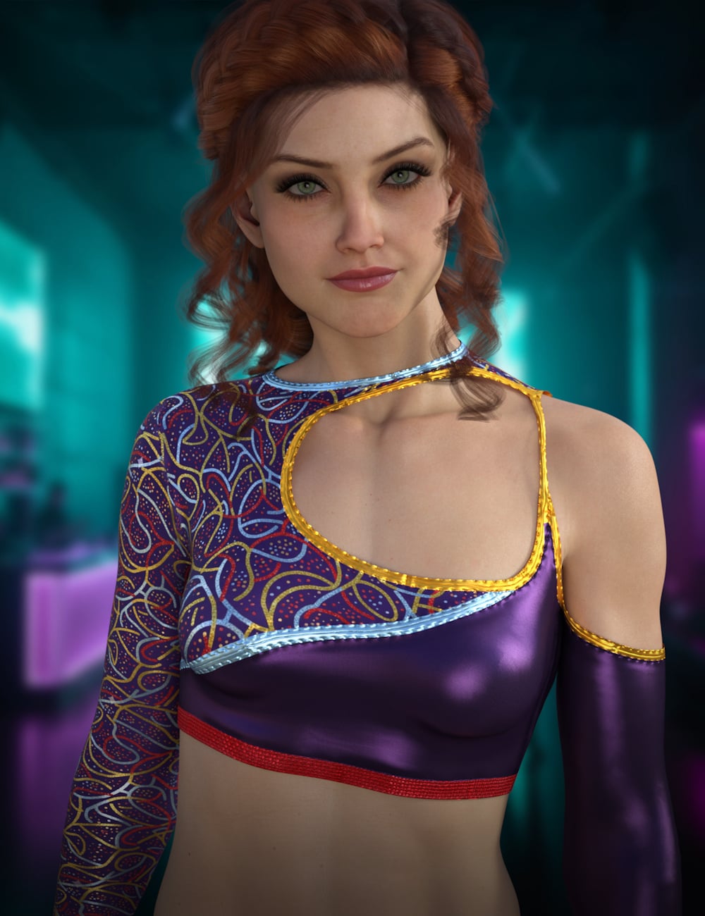 dForce Crop Collection Style 03 for Genesis 9 and 8 Female by: ~Wolfie~, 3D Models by Daz 3D