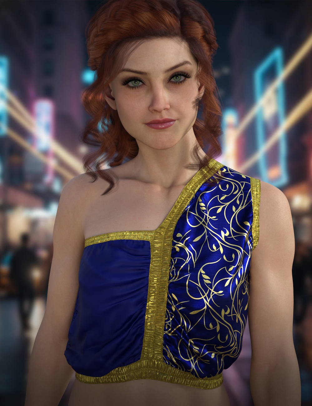 dForce Crop Collection Style 04 for Genesis 9 and 8 Female by: ~Wolfie~, 3D Models by Daz 3D