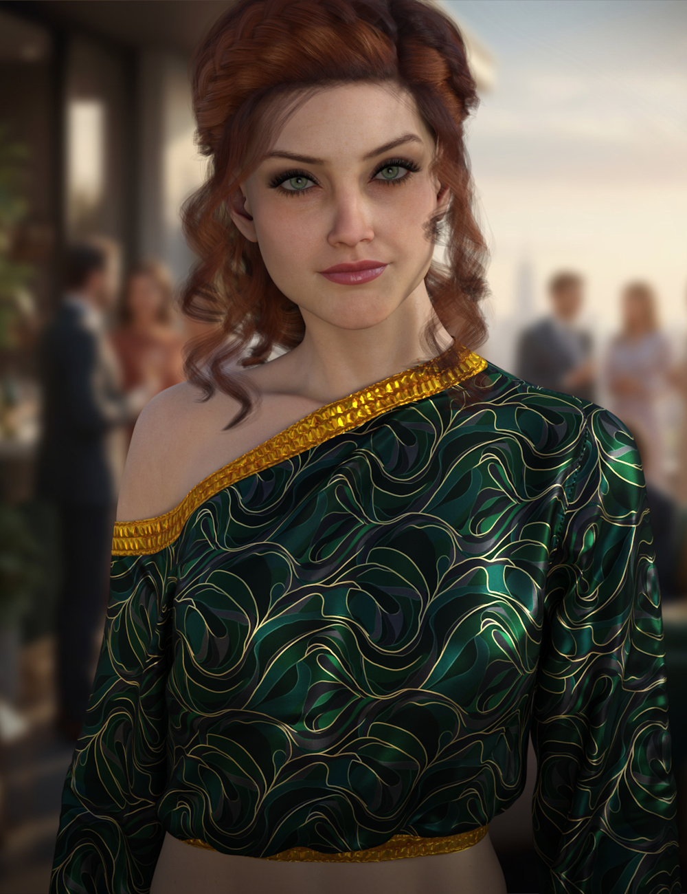 dForce Crop Collection Style 05 for Genesis 9 and 8 Female by: ~Wolfie~, 3D Models by Daz 3D