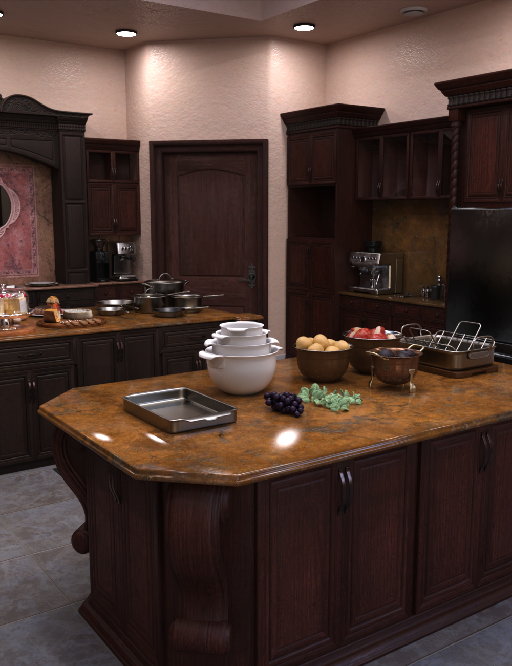 FG Wealthy Kitchen by: IronmanFugazi1968, 3D Models by Daz 3D