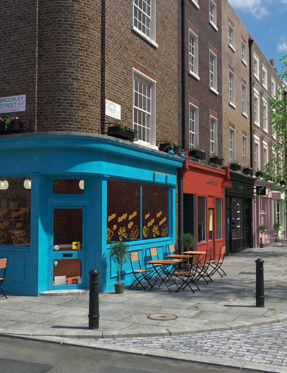 London West End Shops by: Aurelio, 3D Models by Daz 3D