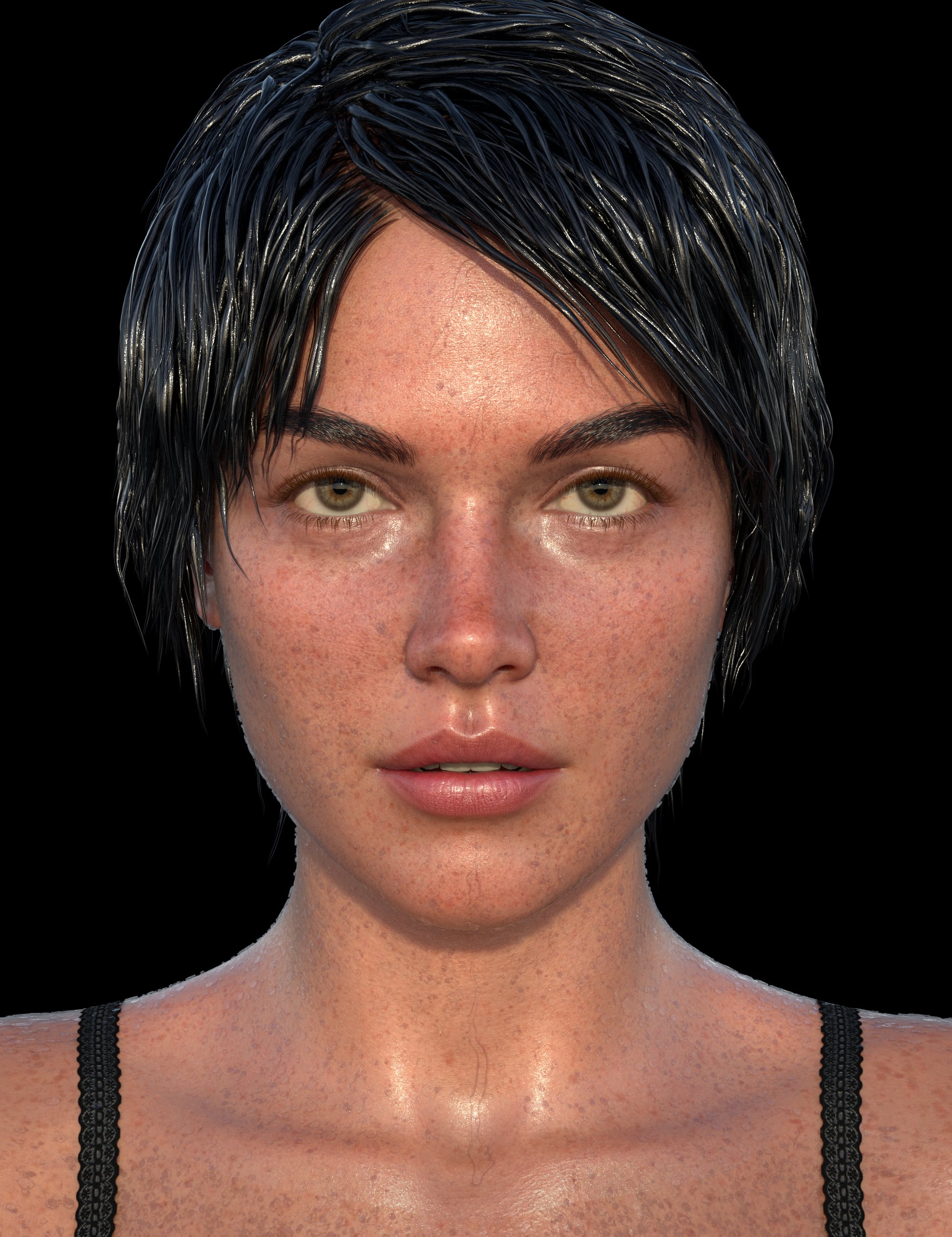 SY Sweat Kit Genesis 9 by: Sickleyield, 3D Models by Daz 3D