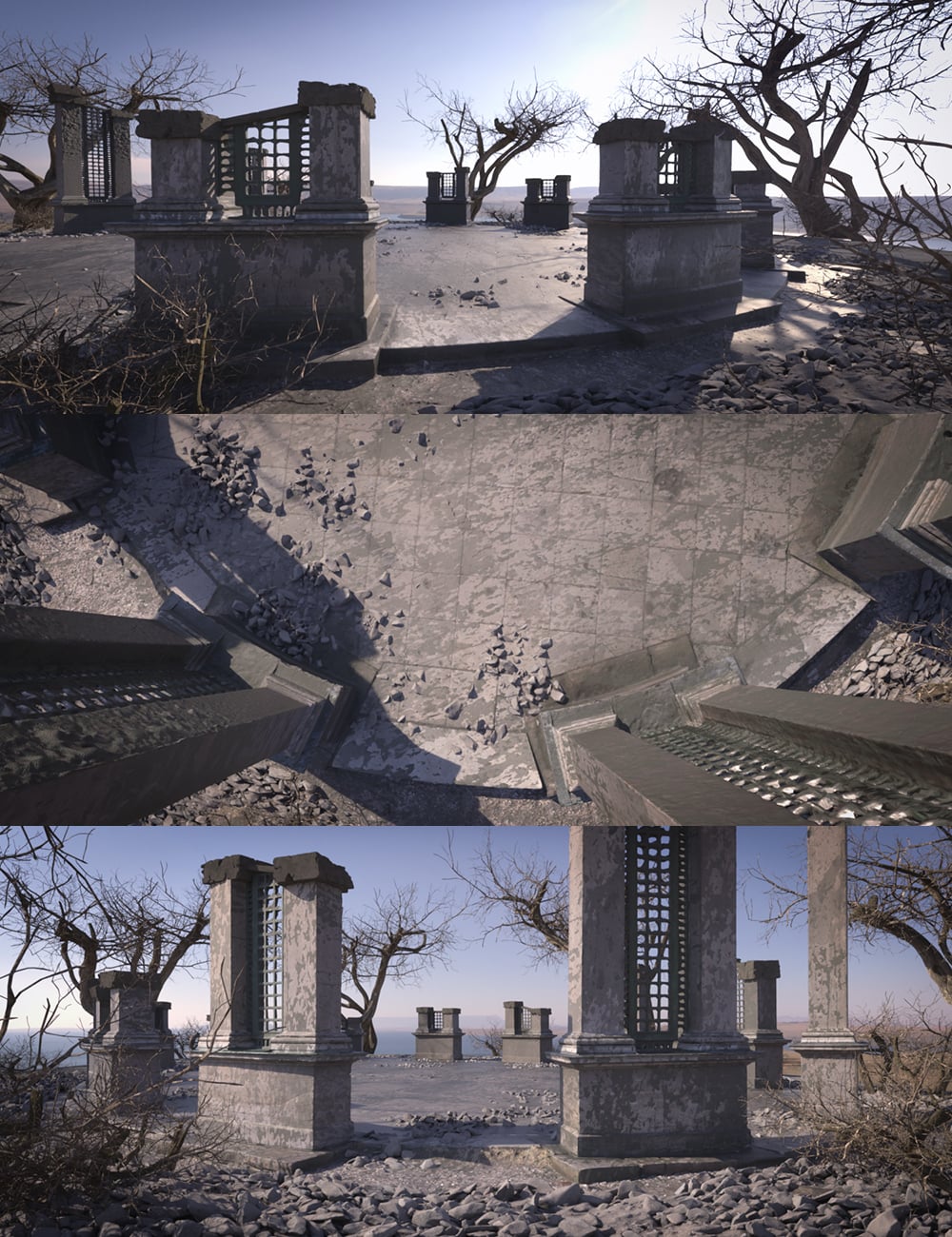 Echo Temple Ruins by: Dreamlight, 3D Models by Daz 3D