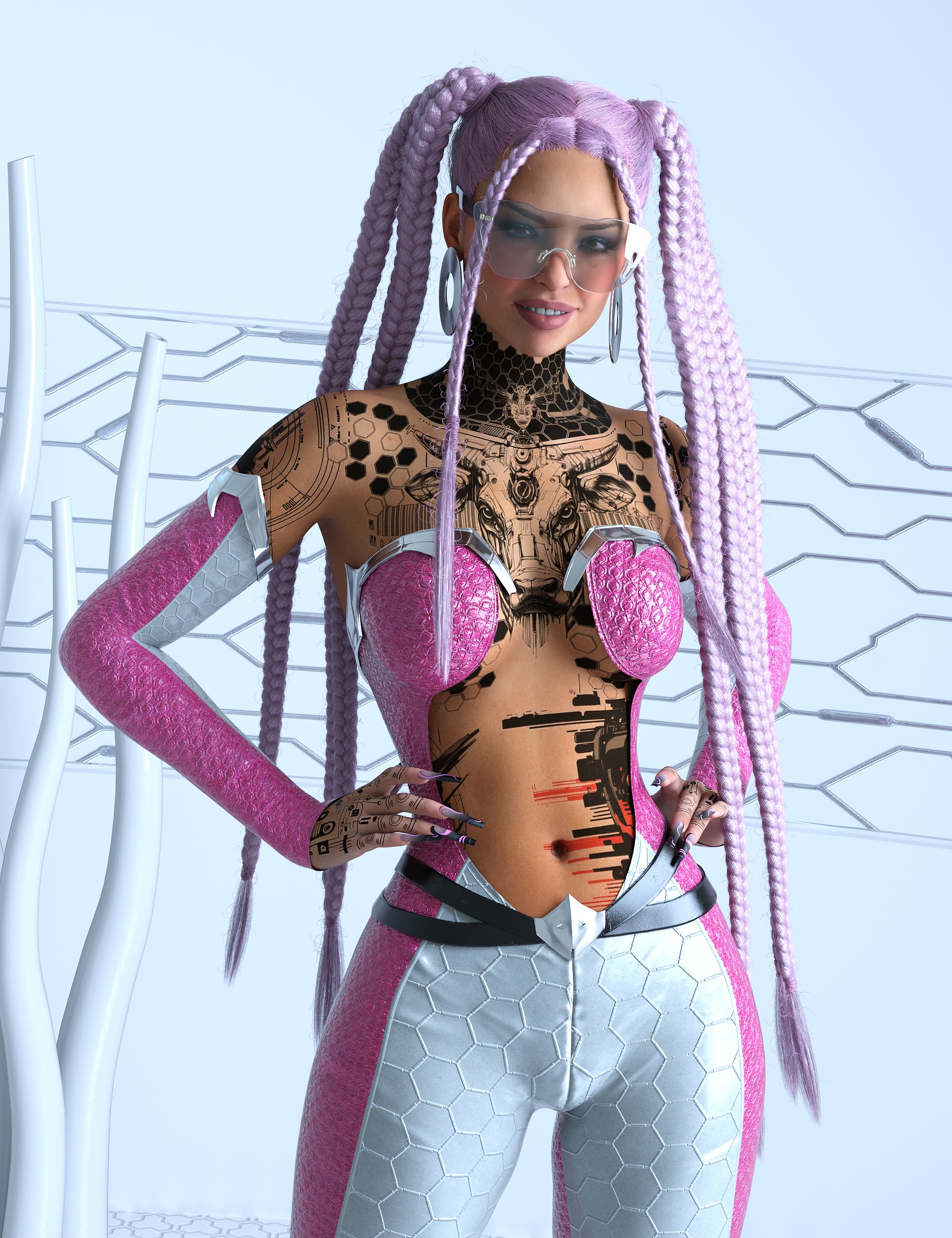 VERSUS - dForce Delta Three Outfit Texture Add-On by: Anagordvalkyrie, 3D Models by Daz 3D