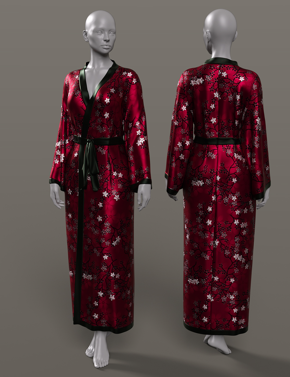 InStyle - dForce Sunrise Robe Texture Add-On | Daz 3D