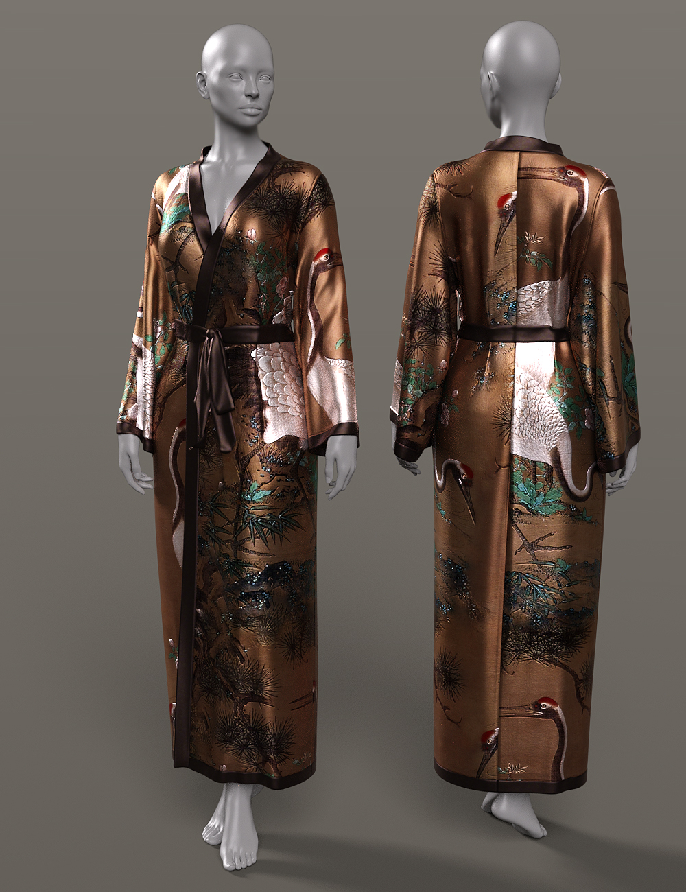 InStyle - dForce Sunrise Robe Texture Add-On | Daz 3D