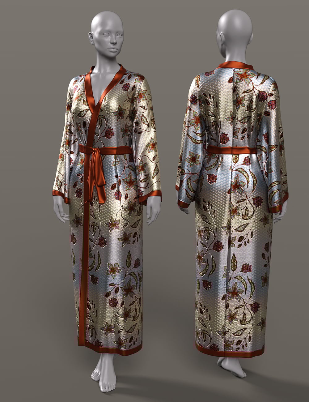 InStyle - dForce Sunrise Robe Texture Add-On | Daz 3D