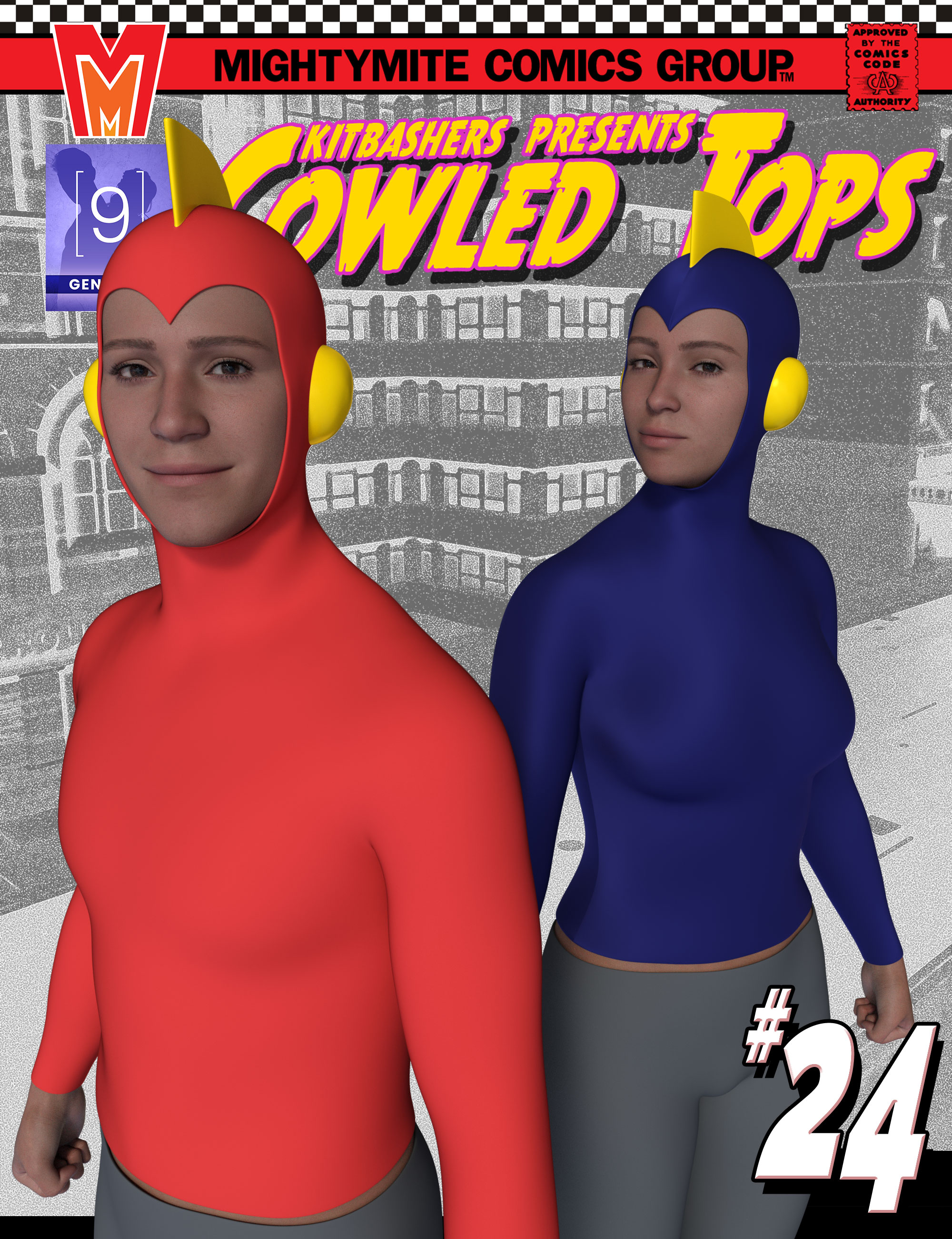 Cowled Tops 024 MMKBGenesis 9 by: MightyMite, 3D Models by Daz 3D