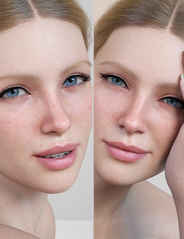 Z Face Library Smiles Expressions for Genesis 9 | Daz 3D