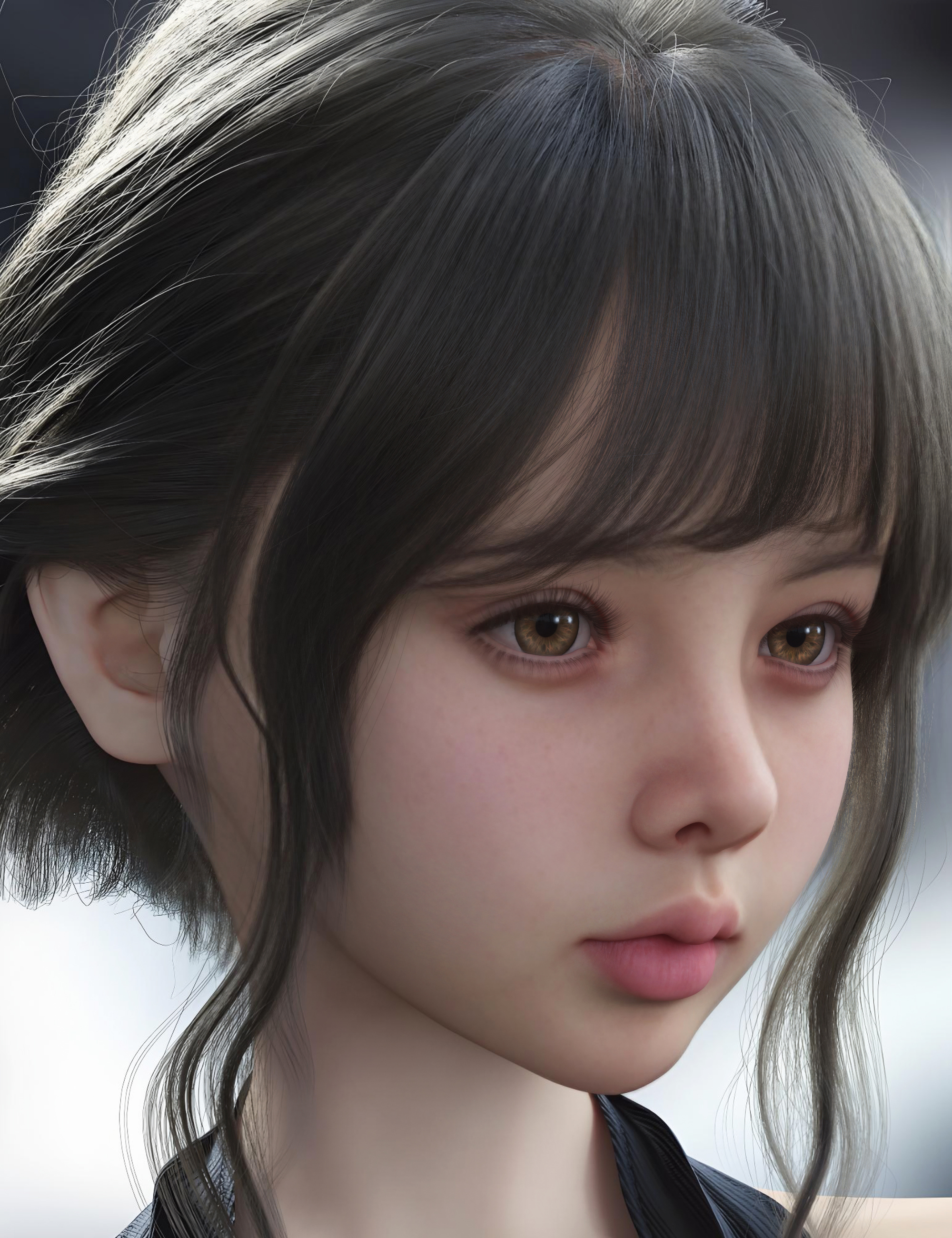 Vo Siri Young HD for Genesis 9 by: VOOTW, 3D Models by Daz 3D