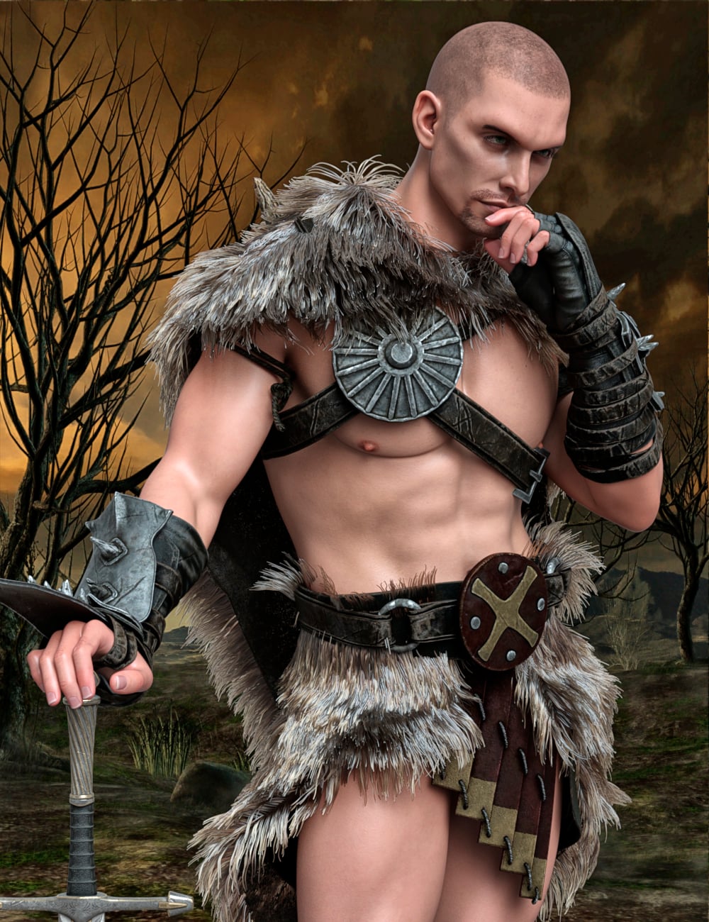 PN Lars for Genesis 9 by: Pendragon, 3D Models by Daz 3D