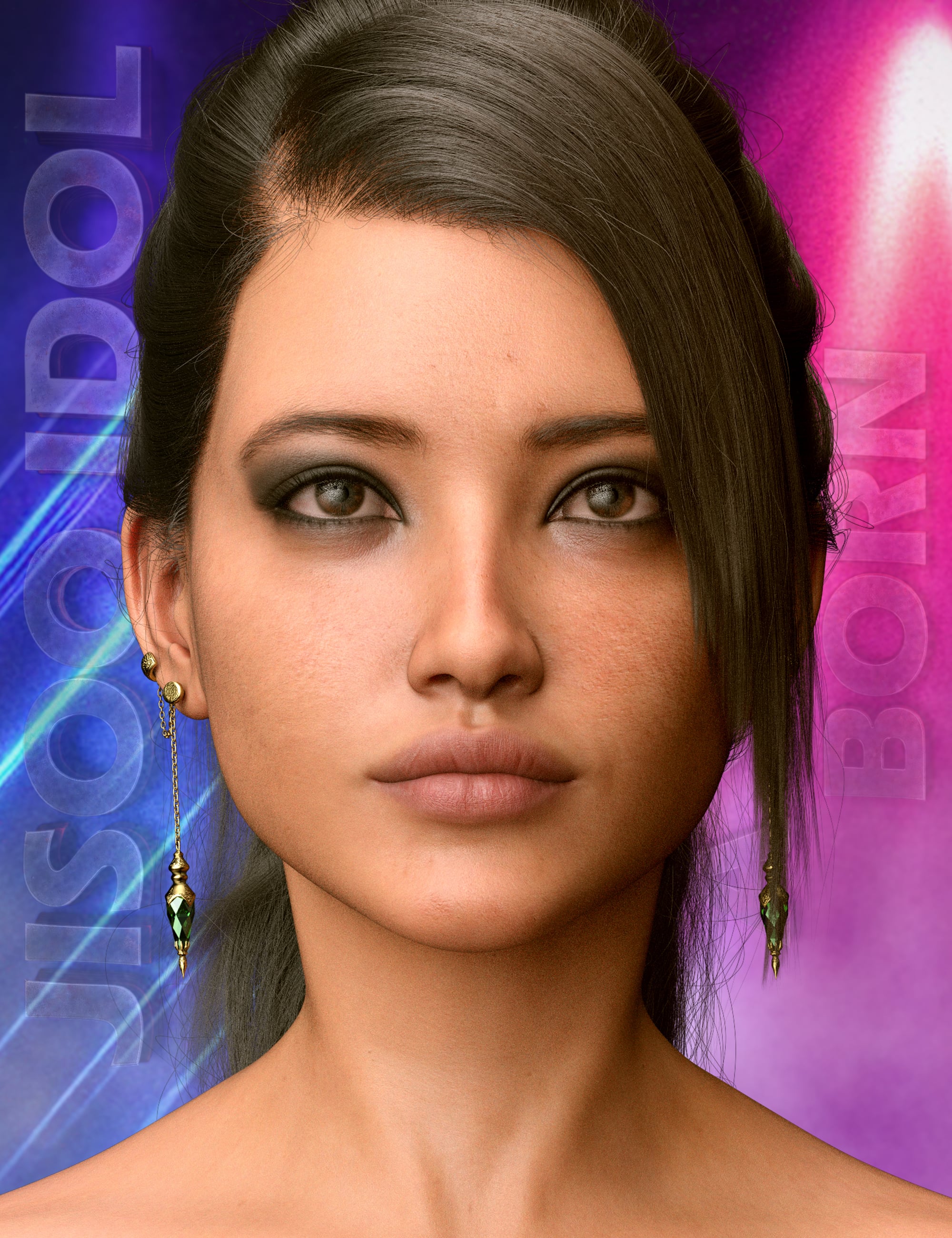 IST Jisoo for Genesis 9 by: iSourceTextures, 3D Models by Daz 3D