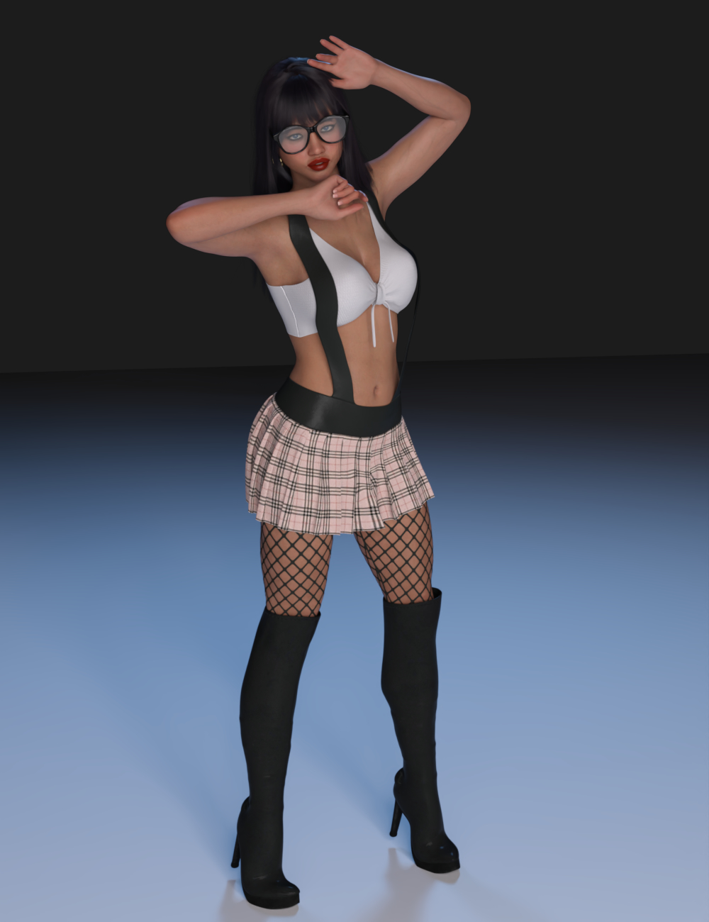 FG dForce Hot Girl Outfit by: IronmanFugazi1968, 3D Models by Daz 3D