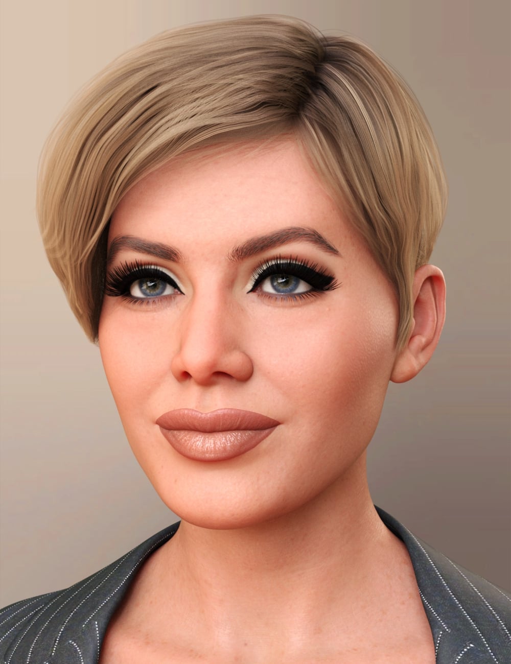 Alfan Riskiest Hair for Genesis 9 by: AlFansmay, 3D Models by Daz 3D