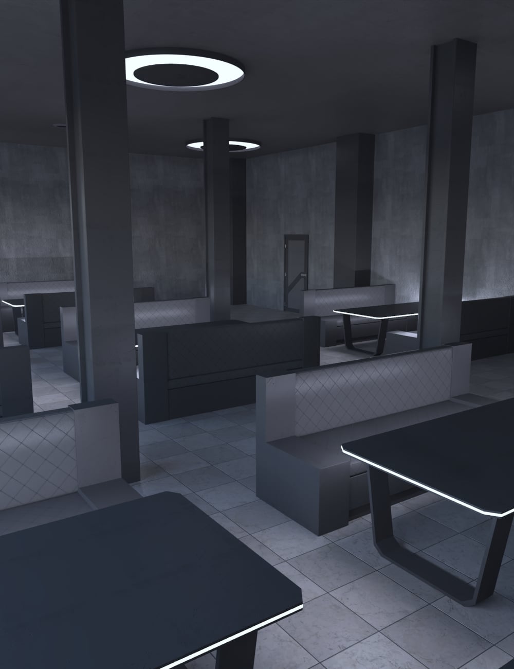 Dystopian Lunchroom by: , 3D Models by Daz 3D
