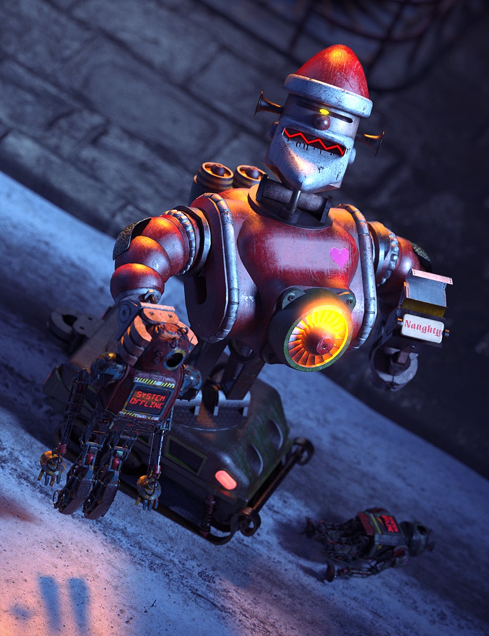 The Cog Regime Noel Reaper by: ForbiddenWhispersDavid Brinnen, 3D Models by Daz 3D