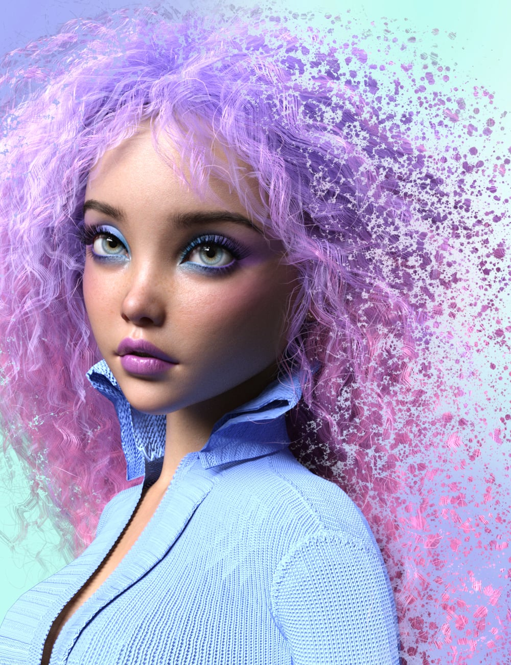 P3D Veyra for Genesis 9 by: P3Design, 3D Models by Daz 3D