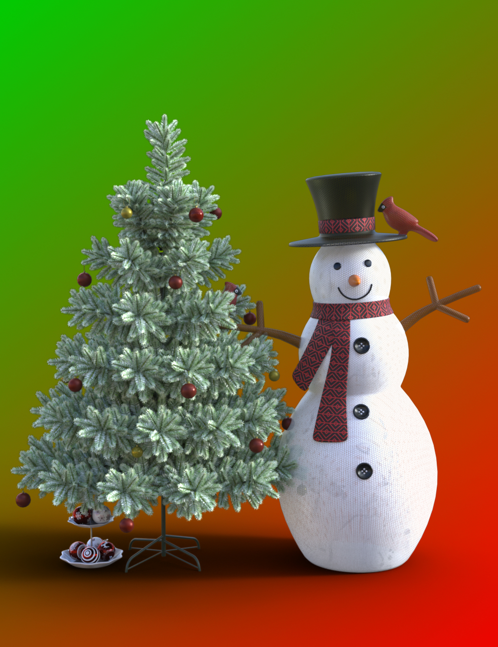 FG Merry Christmas Decor by: IronmanFugazi1968, 3D Models by Daz 3D