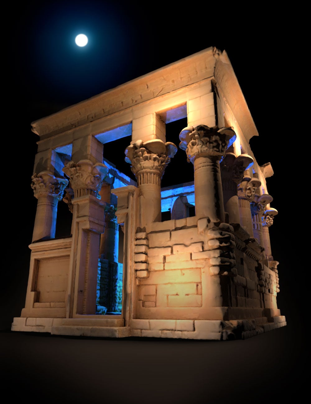 PHILAE - Trajan's Kiosk by: Giko, 3D Models by Daz 3D