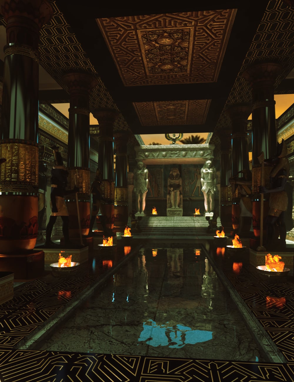 PX Temple Of Ra by: PerspectX, 3D Models by Daz 3D