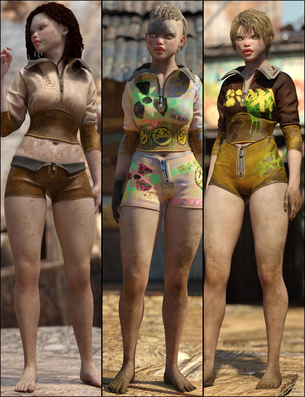 Post-Apocalyptic Styles for Street Verve by: Aeon Soul, 3D Models by Daz 3D