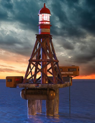Lighthouse Construction Kit | Daz 3D