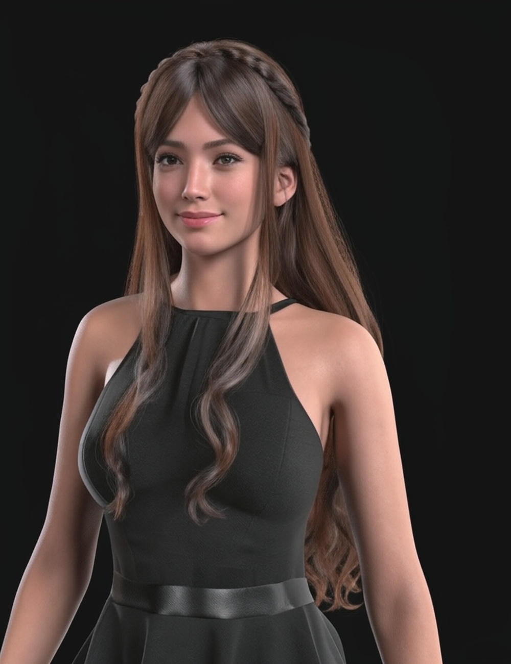 XYZ Chan Hair for Genesis 9 by: XYZ, 3D Models by Daz 3D