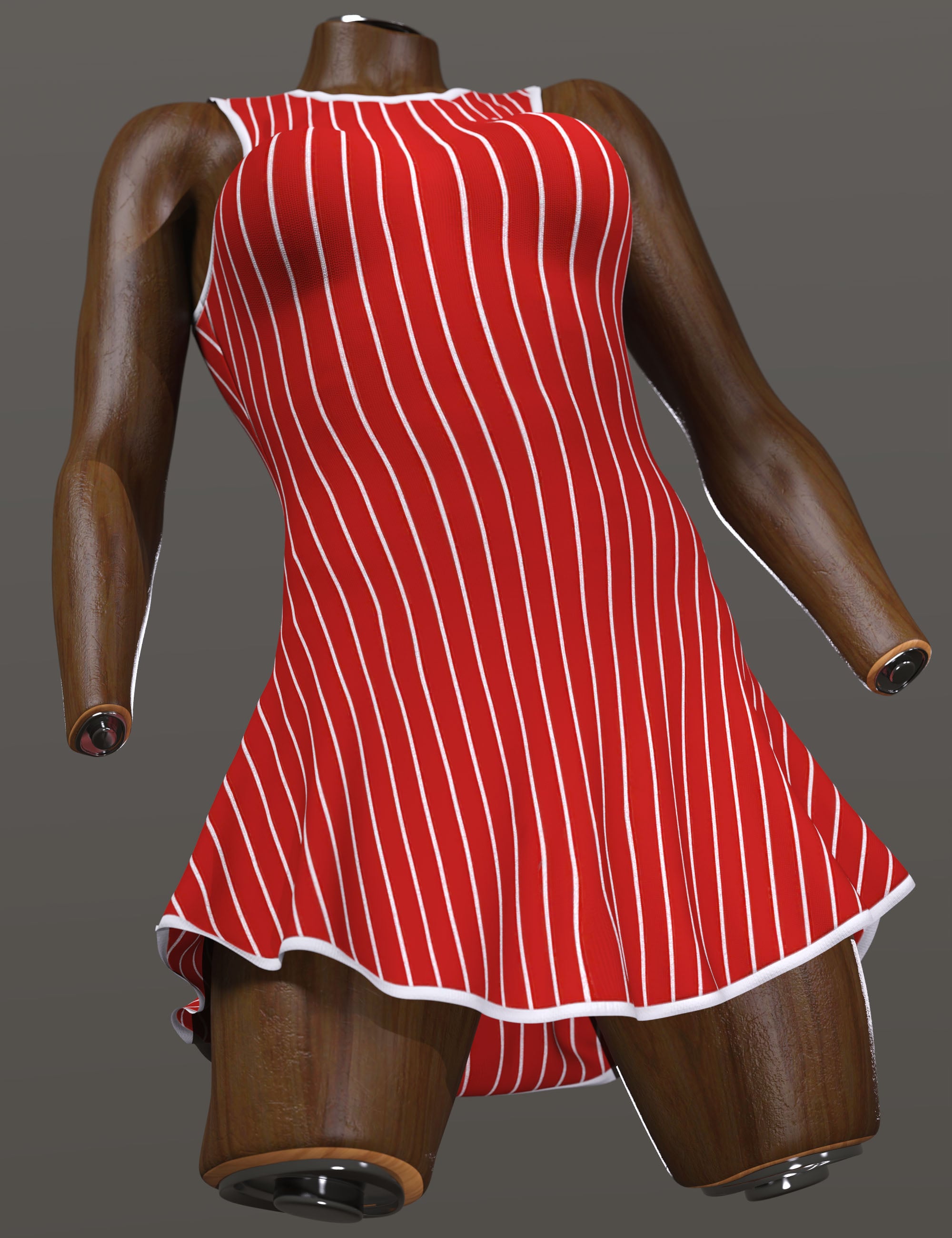 dForce AK Tennis Wear for Genesis 9 by: Art Ken, 3D Models by Daz 3D